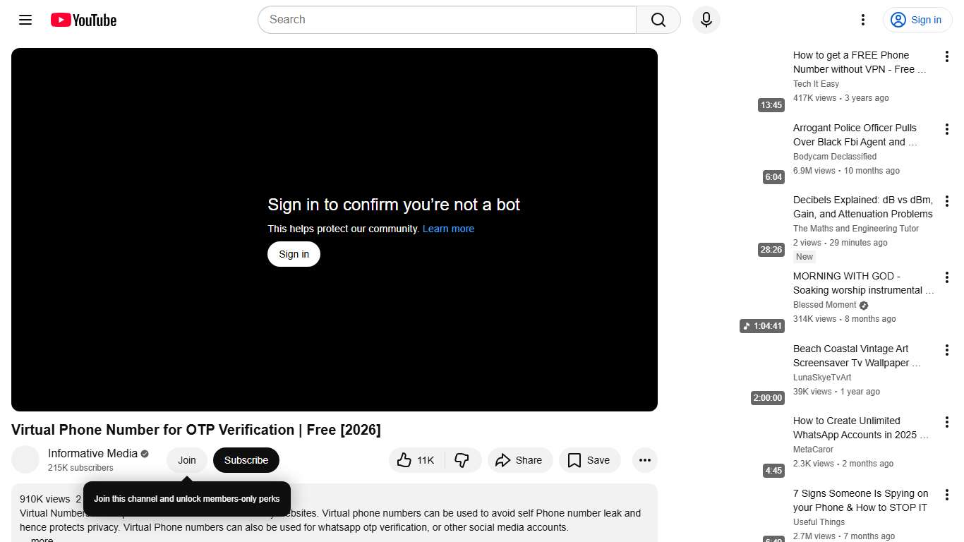 Virtual Phone Number for OTP Verification Free [2026] - YouTube