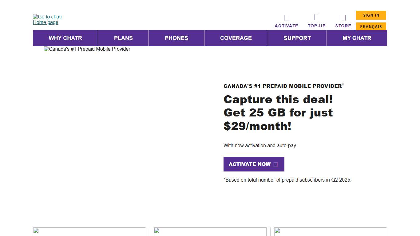 Cheap Prepaid Cellphone Plans with Unlimited Talk Time chatr Mobile